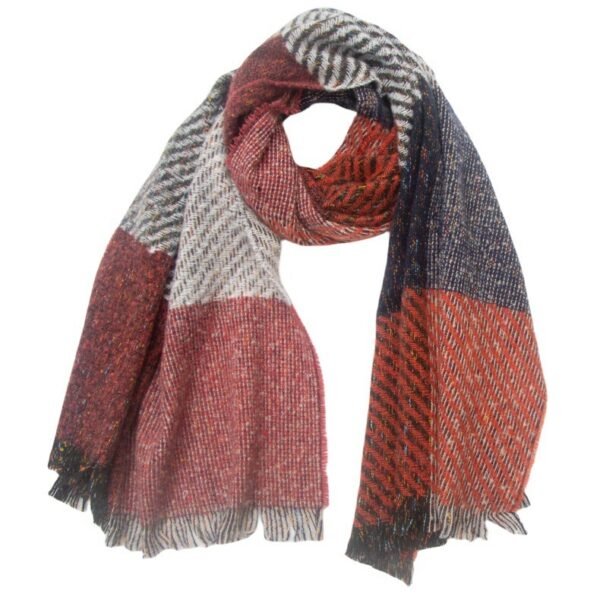 Men's And Women's Large Plaid Scarf Shawl - Image 6