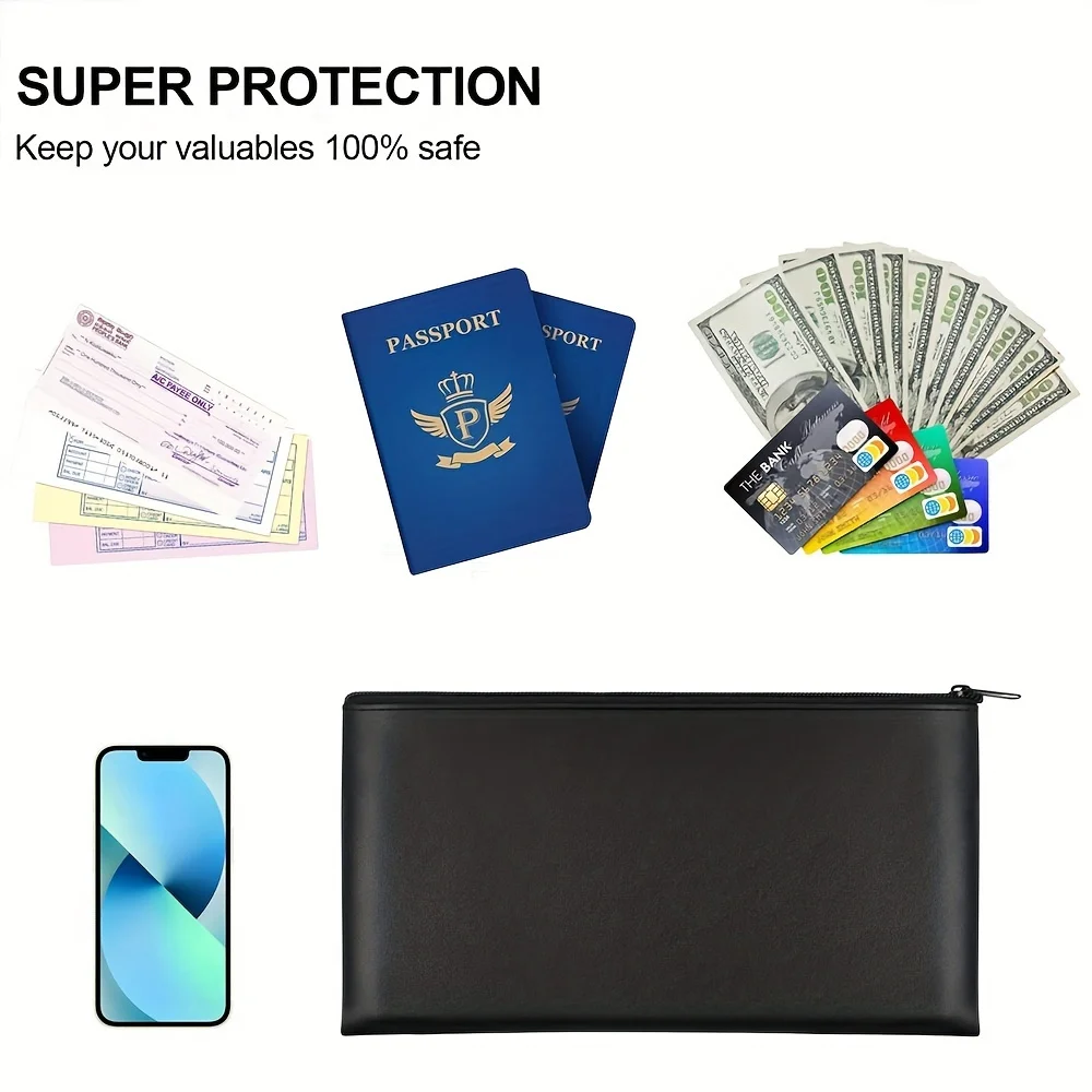 1pcs zipper purse is used to hold cash wallet, coins, cosmetics bills, check wallets, receipt clips. - Image 9