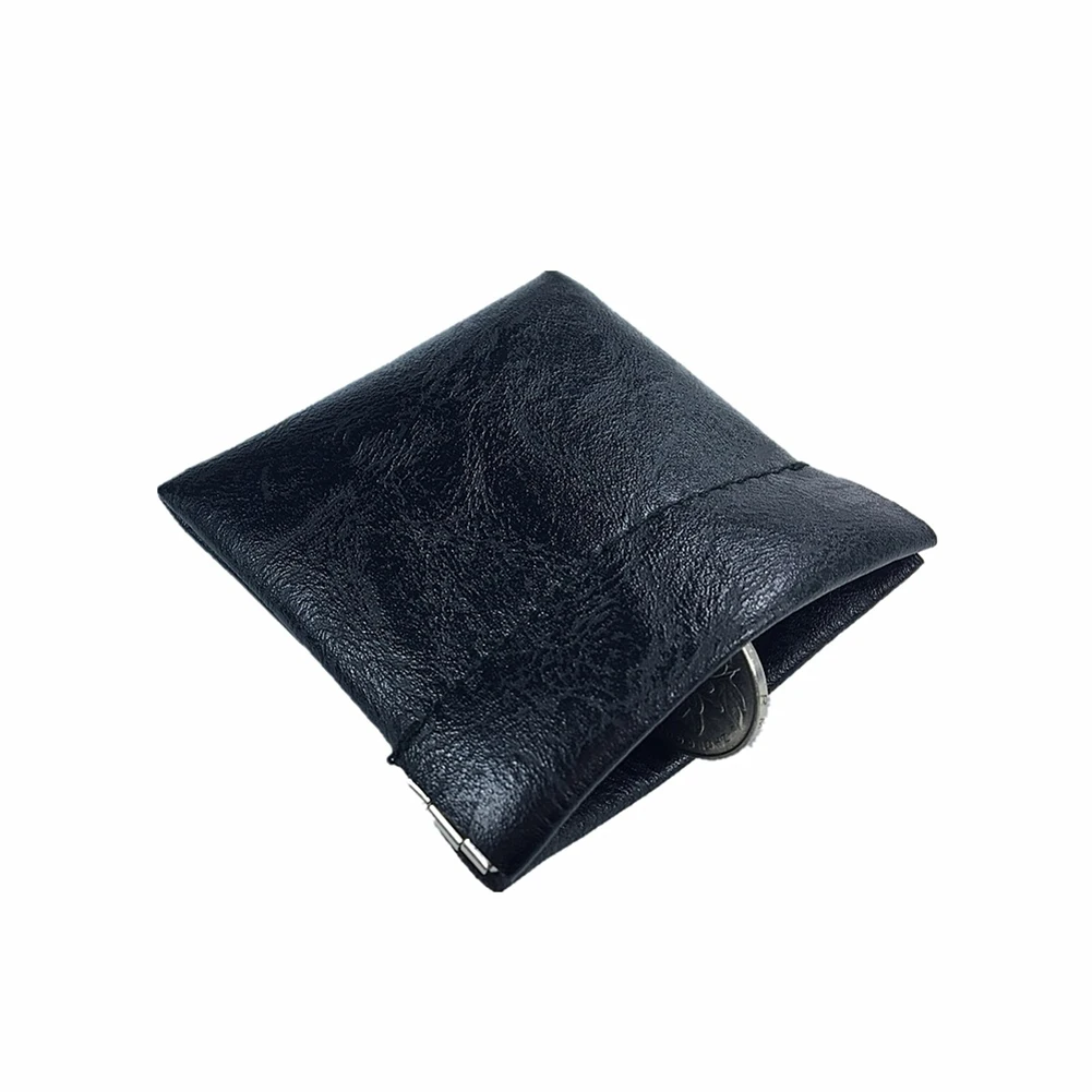 Pu Leather Coin Purse Women Men Small Mini Short Wallet Bag Money Change Key Earbuds Travel Credit Card Holder for Kids Girl - Image 12