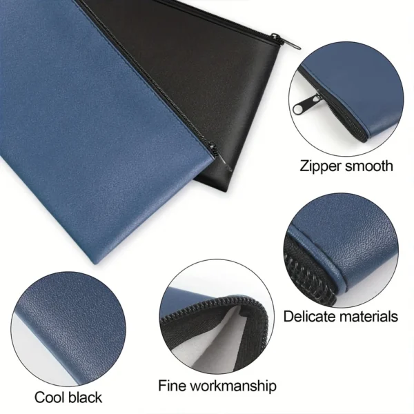 1pcs zipper purse is used to hold cash wallet, coins, cosmetics bills, check wallets, receipt clips. - Image 6