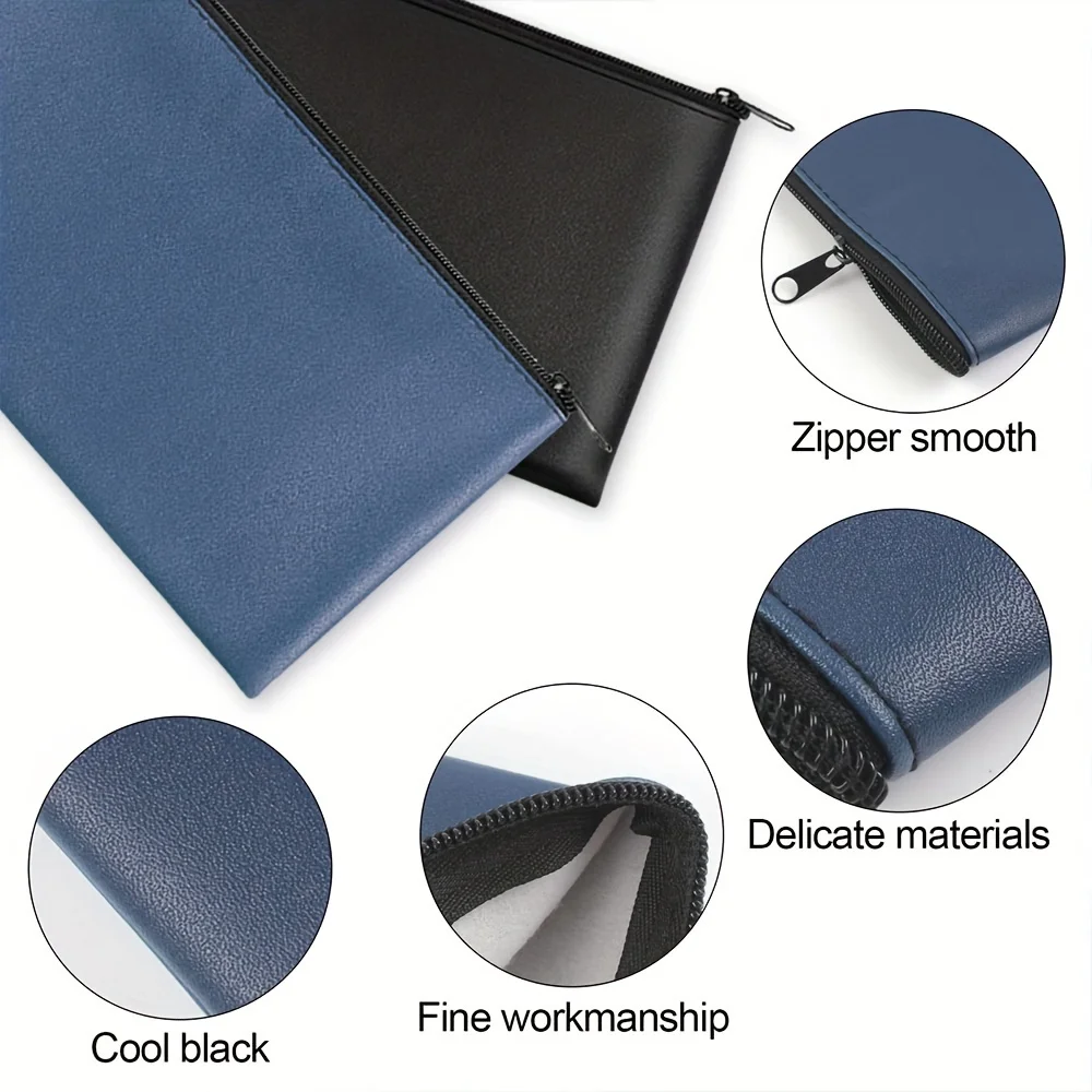 1pcs zipper purse is used to hold cash wallet, coins, cosmetics bills, check wallets, receipt clips. - Image 6