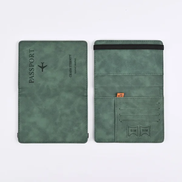 Men PU Leather Wallet Travel Passport Purse Card Male Travel Accessories Hand Carry Passport Business Cards Holder Wallet - Image 28