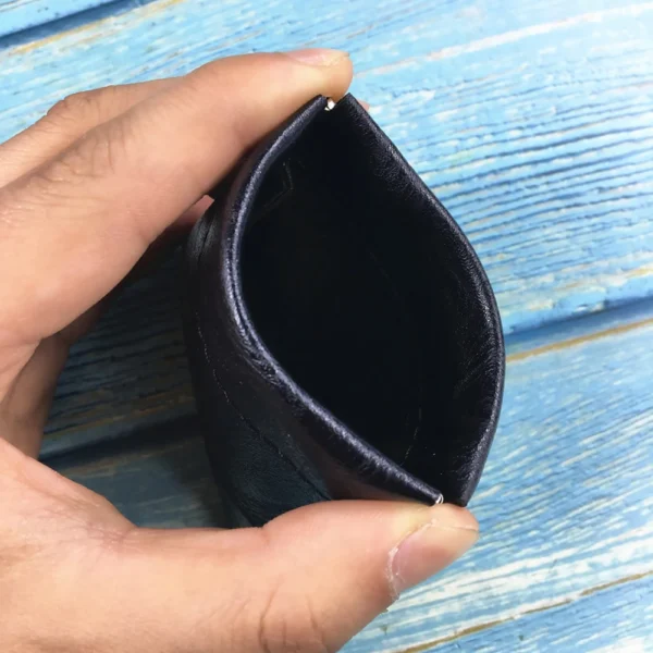 Pu Leather Coin Purse Women Men Small Mini Short Wallet Bag Money Change Key Earbuds Headphone Credit Card Holder For Kids Girl - Image 2