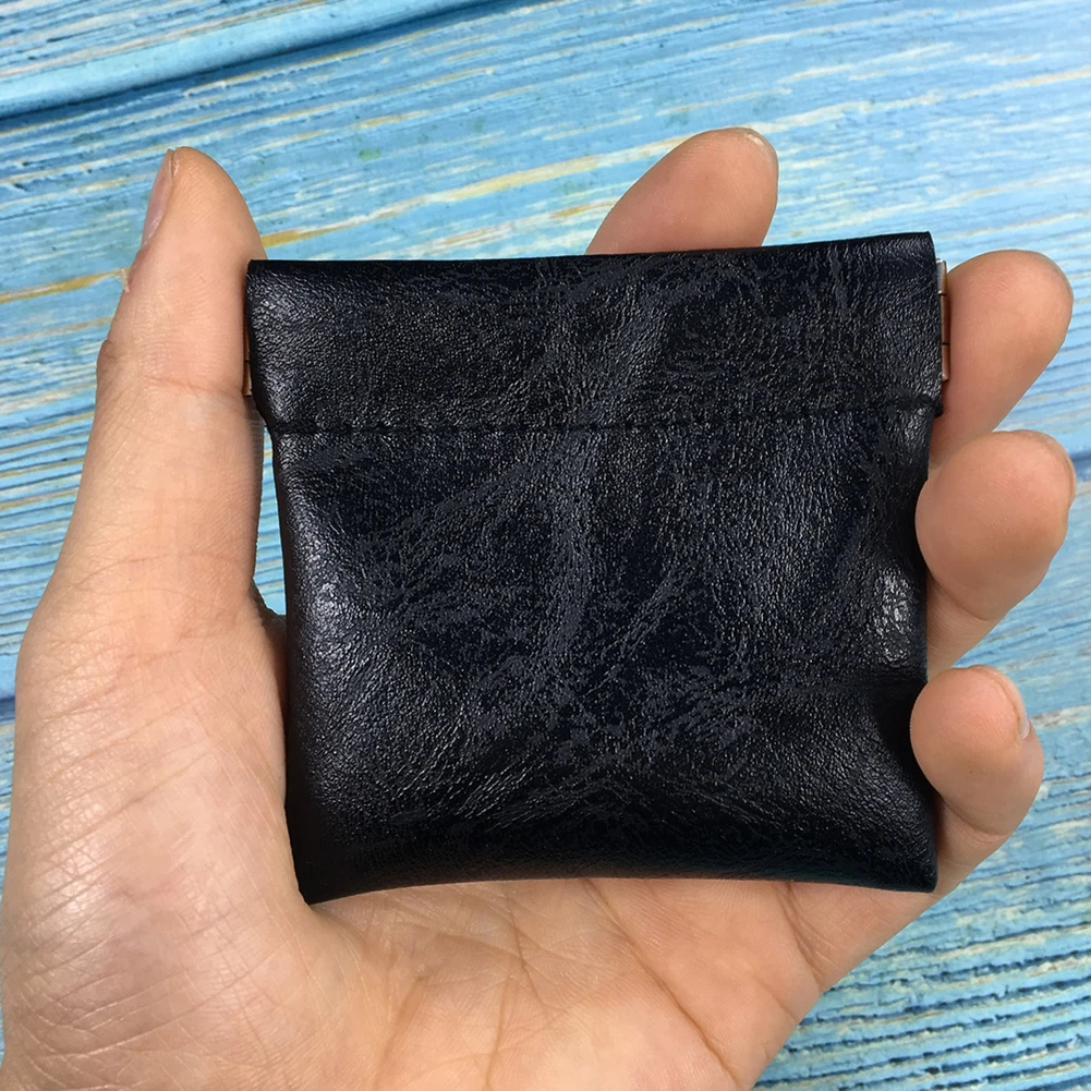 Pu Leather Coin Purse Women Men Small Mini Short Wallet Bag Money Change Key Earbuds Travel Credit Card Holder for Kids Girl - Image 6