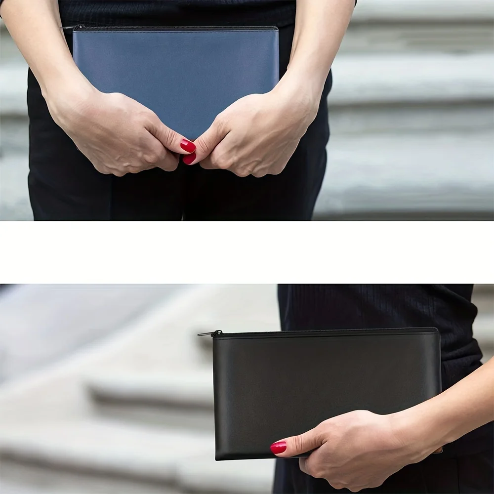 1pcs zipper purse is used to hold cash wallet, coins, cosmetics bills, check wallets, receipt clips. - Image 5