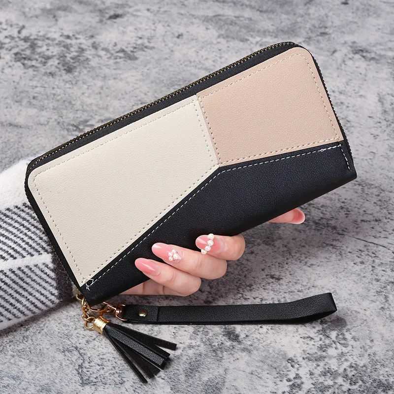 Fashion Zipper Wallets Womens Long Purses Handbags Coin Purse Cards Holder PU Leather Billfold Wallet - Image 13
