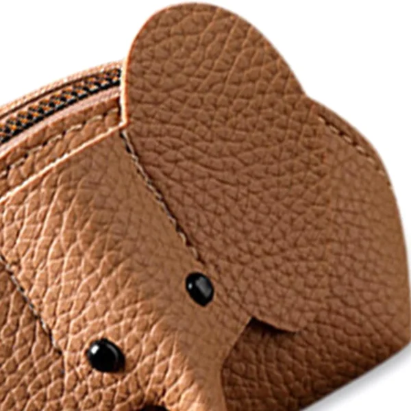 PU Leather Elephant Money Bag Women Coin Purse With Key Ring Multifunctional Zipper Storage Bags Key Case - Image 13