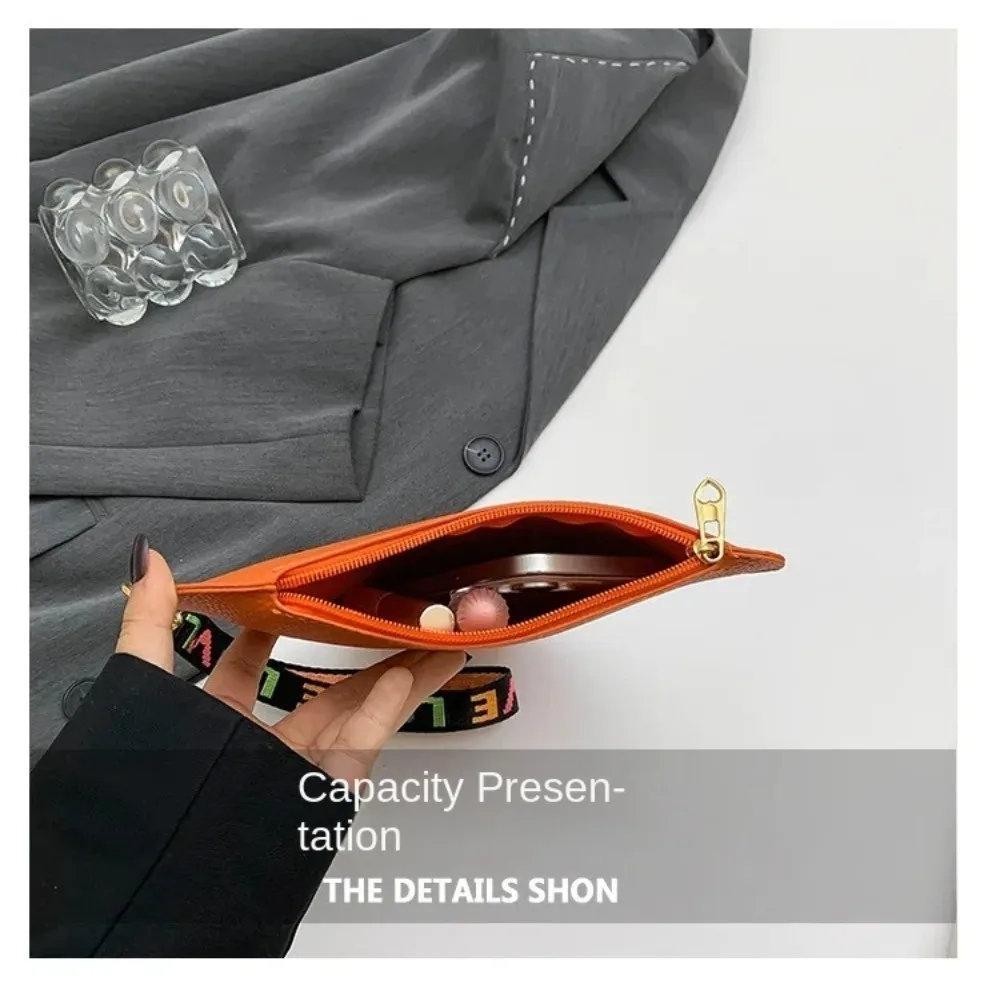 PU Coin Purse Trendy Female Bag Women Wallets New Heart-shaped Bag Zipper Purse Wrist Clutch Storage Portable Bag Fashion - Image 5
