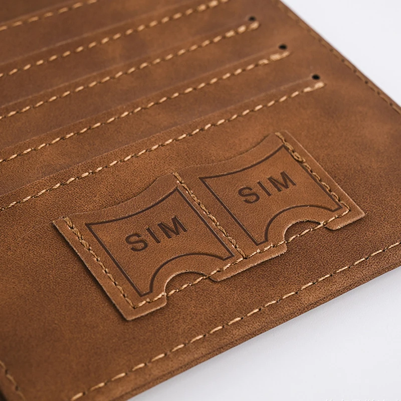 Men PU Leather Wallet Travel Passport Purse Card Male Travel Accessories Hand Carry Passport Business Cards Holder Wallet - Image 18