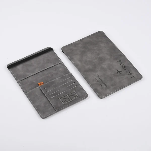 Men PU Leather Wallet Travel Passport Purse Card Male Travel Accessories Hand Carry Passport Business Cards Holder Wallet - Image 26