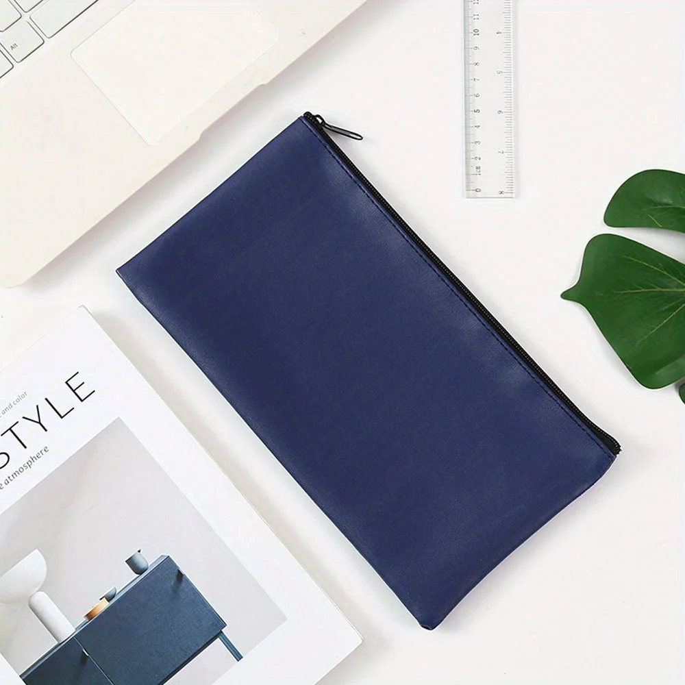 1pcs zipper purse is used to hold cash wallet, coins, cosmetics bills, check wallets, receipt clips. - Image 4