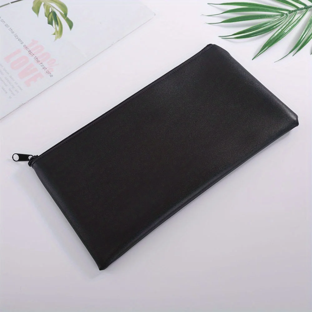 1pcs zipper purse is used to hold cash wallet, coins, cosmetics bills, check wallets, receipt clips. - Image 7