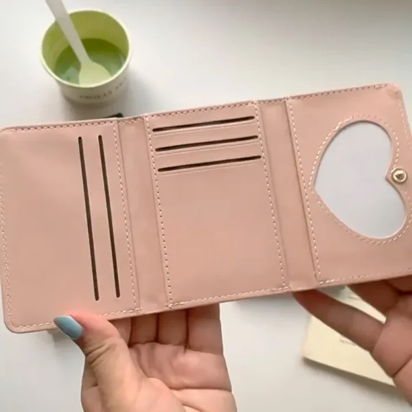 Pouch Kawaii Cute Tri-Fold Purses Portable Multiple Card Slot Bear Short Wallet Candy Color PU Leather Coin Purse Student - Image 15